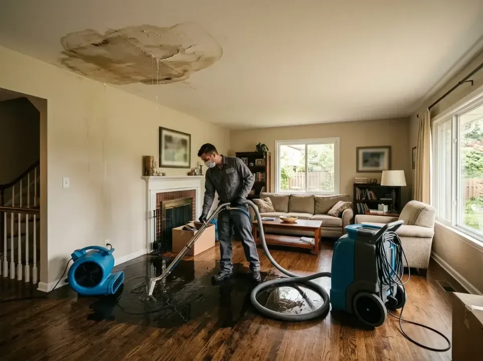 attic-pipe-burst-ceiling-drip-008 — frequently asked questions, Water Damage Restoration & Carpet Care in Columbia, MS